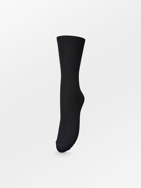 Becksöndergaard, Telma Solid Sock - Black, socks, gifts, gifts, socks